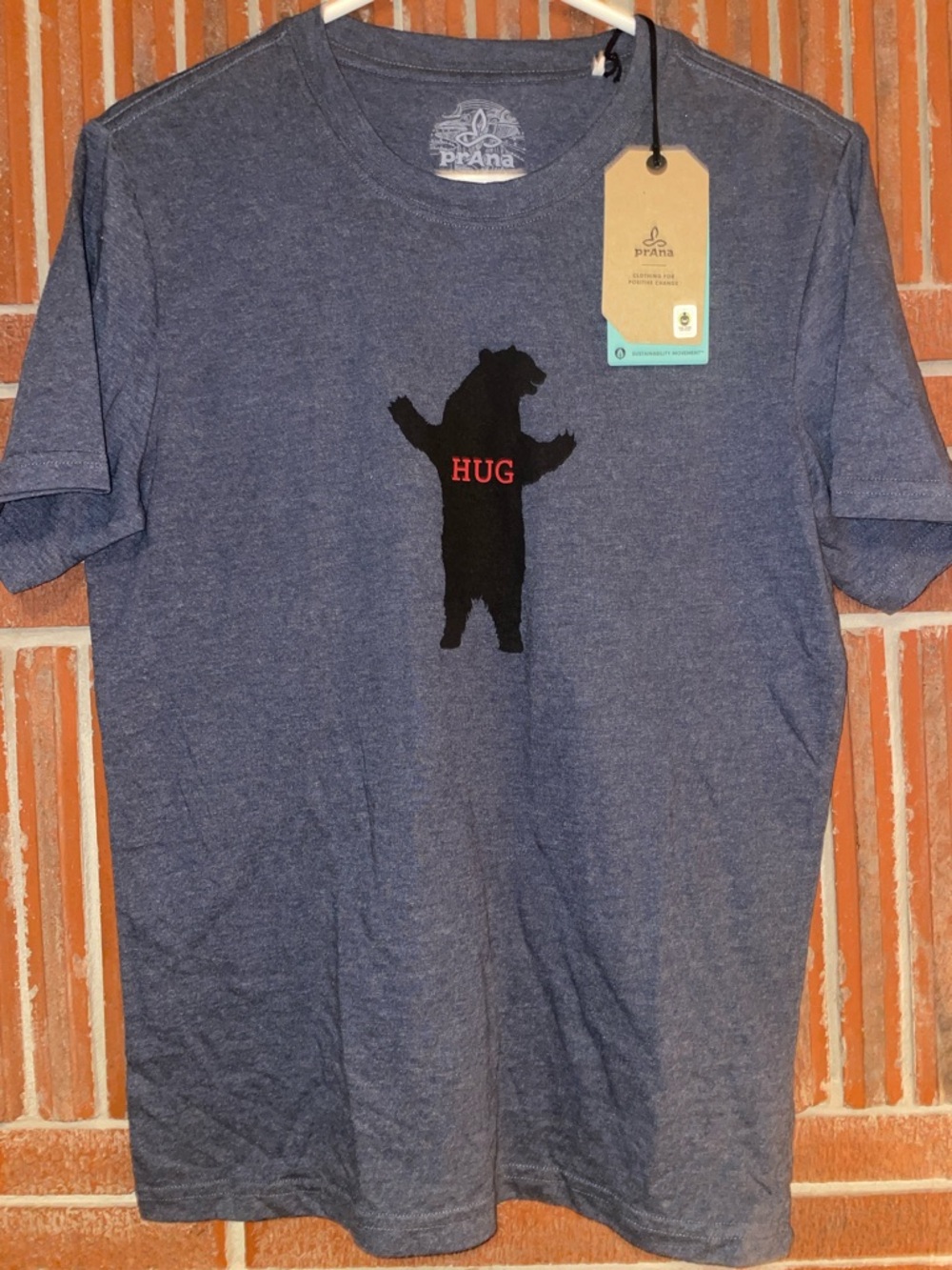 Prana Bear Squeeze Journeyman Short Sleeve Graphic Tee Mens